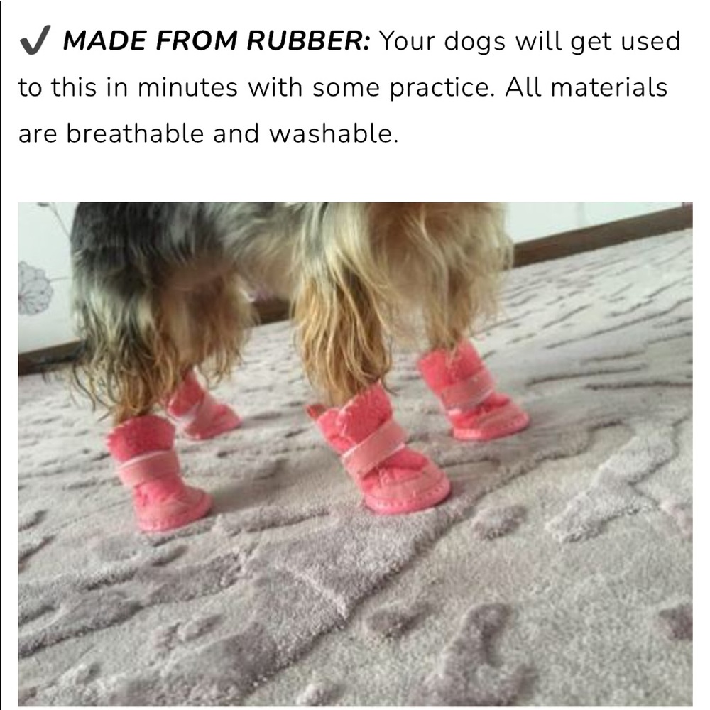 🎉Host Pick🎉NWT Urbest dog shoes/boots